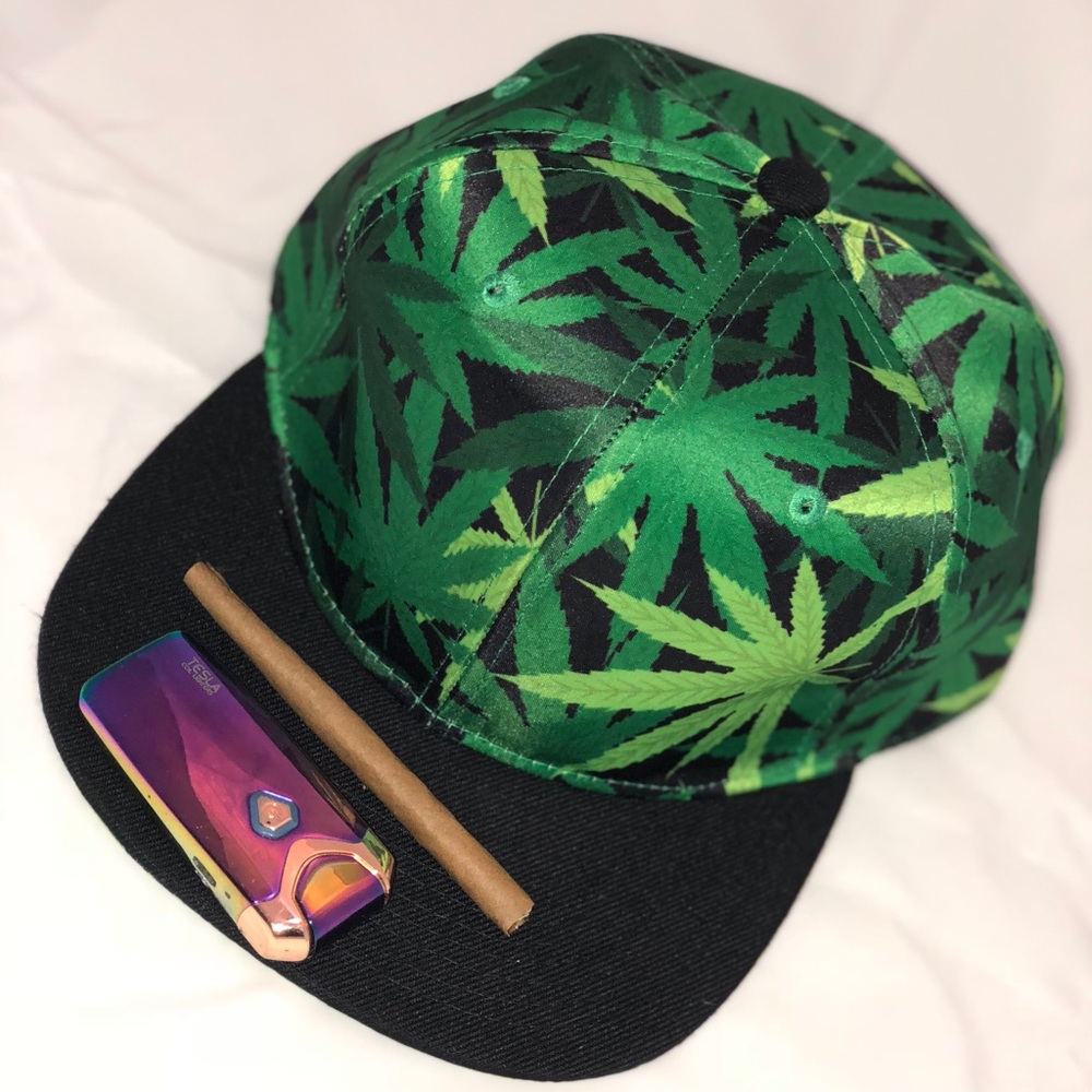 Multi-Green Leaf Hat